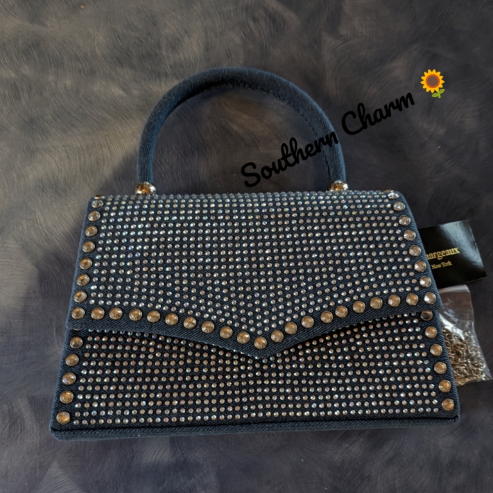 Last One.... Denim Purse with Rhinestones